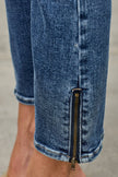 MID RISE SKINNY CROP