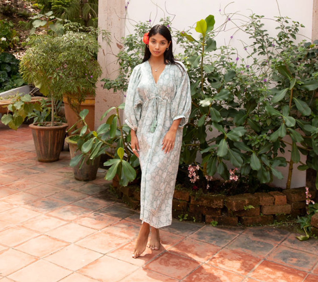 Block Printed Dress (Indra)