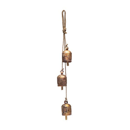 Rustic Wind Chime Medium Cascading Bells - Garden, Patio