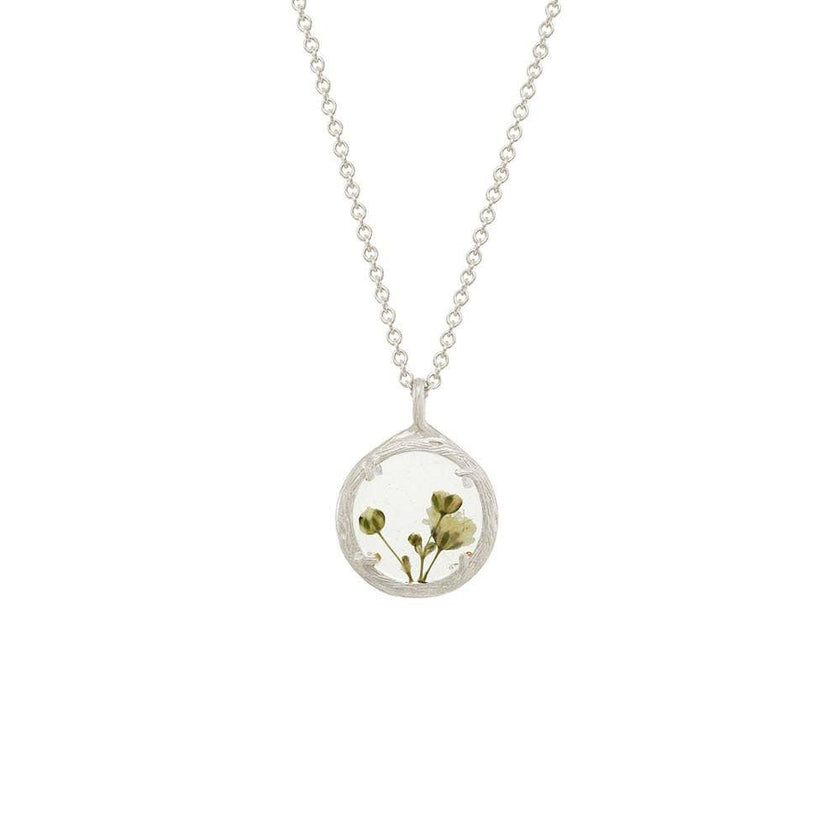 Mini Botanical Necklace- Flower Jewelry-Made in Hawaii