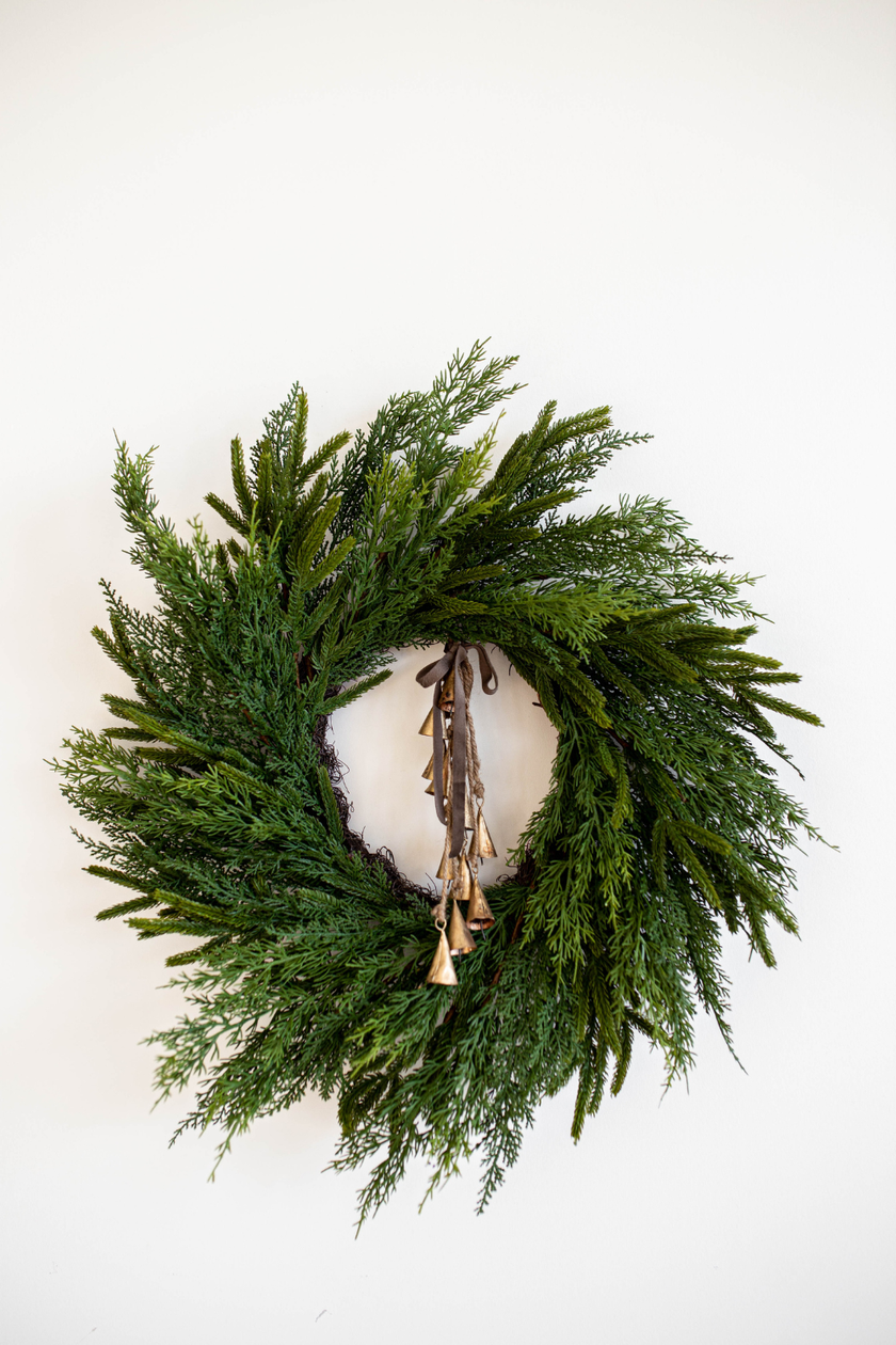 Norfolk & Cypress Real Touch Mix Wreath