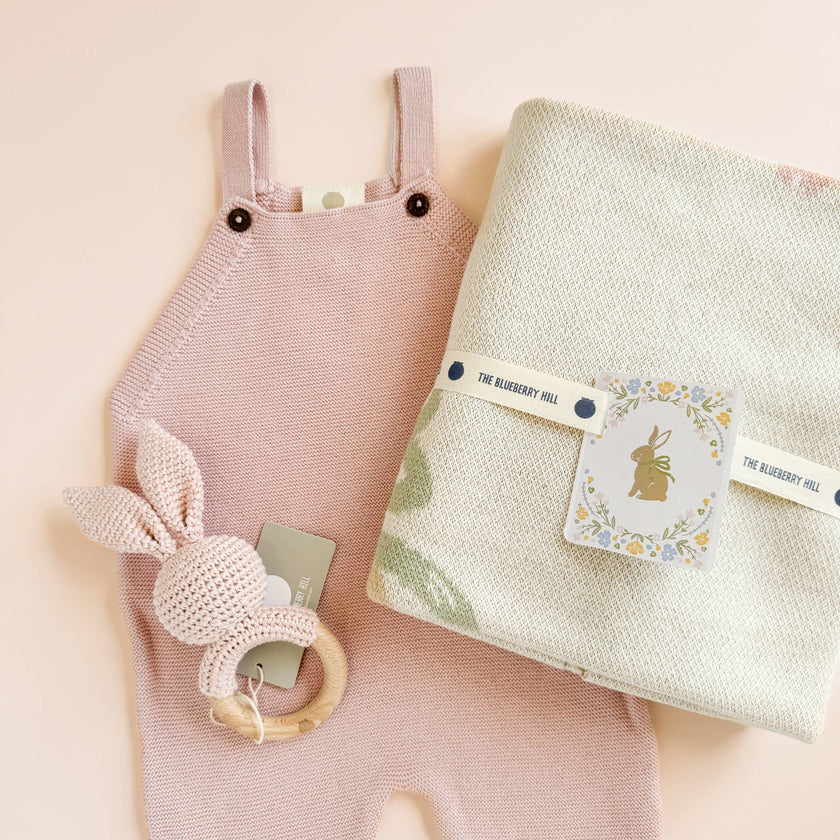 Blanket Pastel Bunny Organic Cotton
