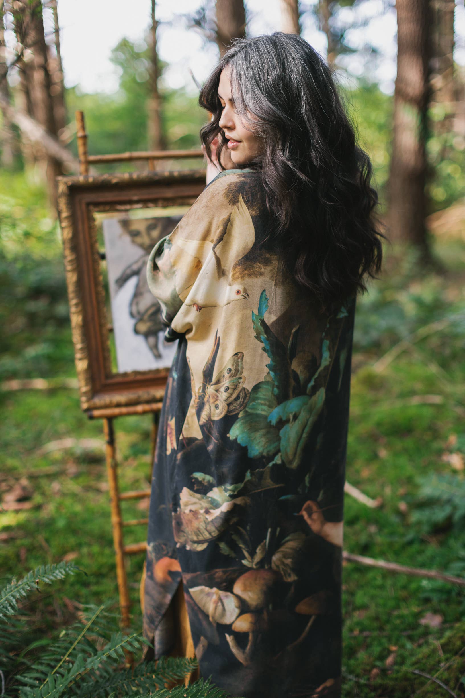 Heartwork Artisan Bamboo Duster Kimono Robe