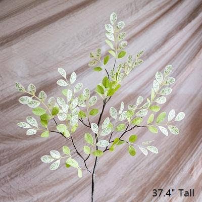 Artificial Plant Fresh Spring Leaf Stem 37