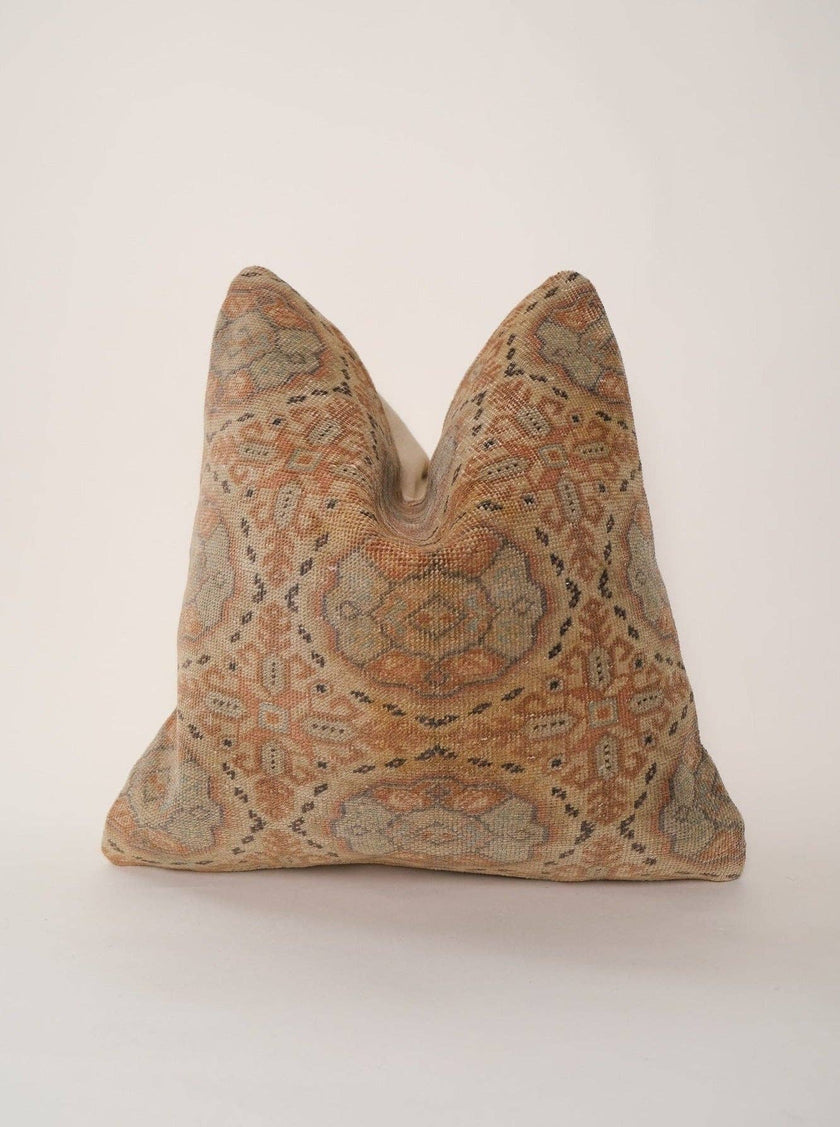 Mara Turkish Vintage Rug Pillow (18X18)