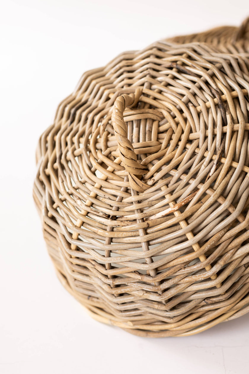 Rattan Cloche Food Cover