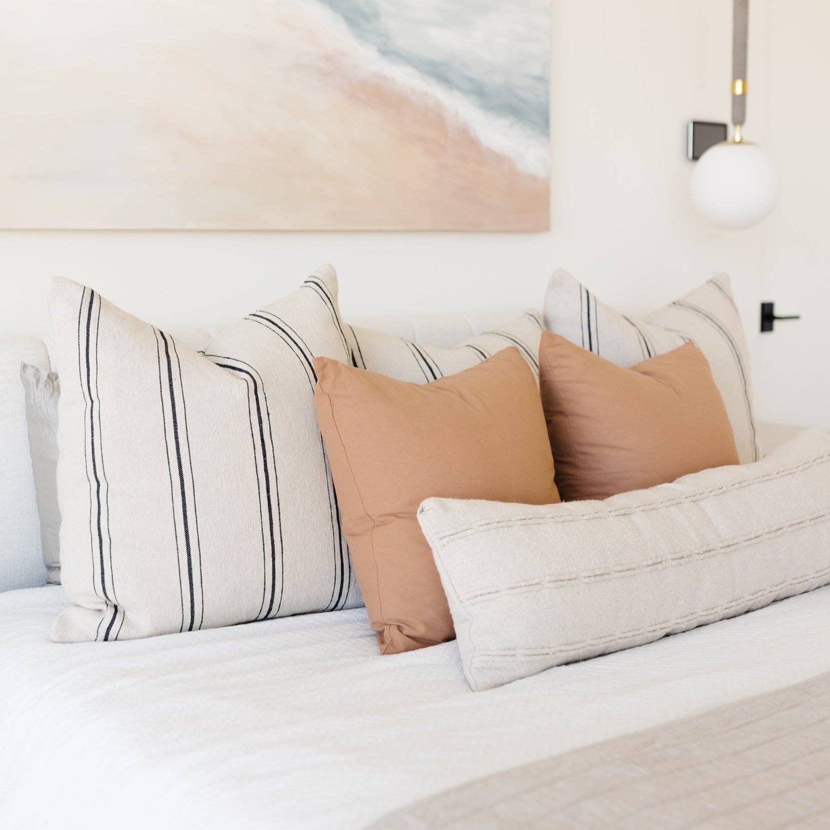 Ollie Woven Cotton Pillow Cover