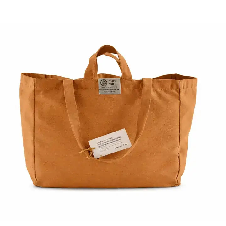 Multi-Pocket 100% Cotton Garden Tote – Terracotta