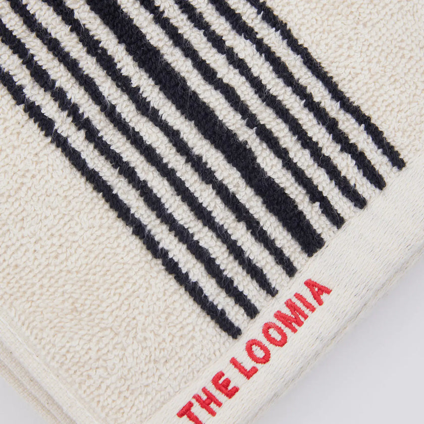 Melika Turkish Cotton Edge Striped  Hand Towel