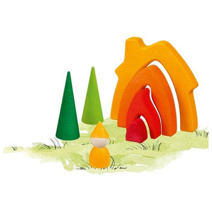 Wooden Dwarf Cottage