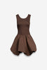 Sleeveless Bubble Skirt Mini Dress