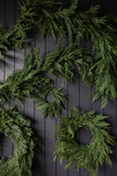 Norfolk & Cypress Mixed Real Touch Wreath - 34