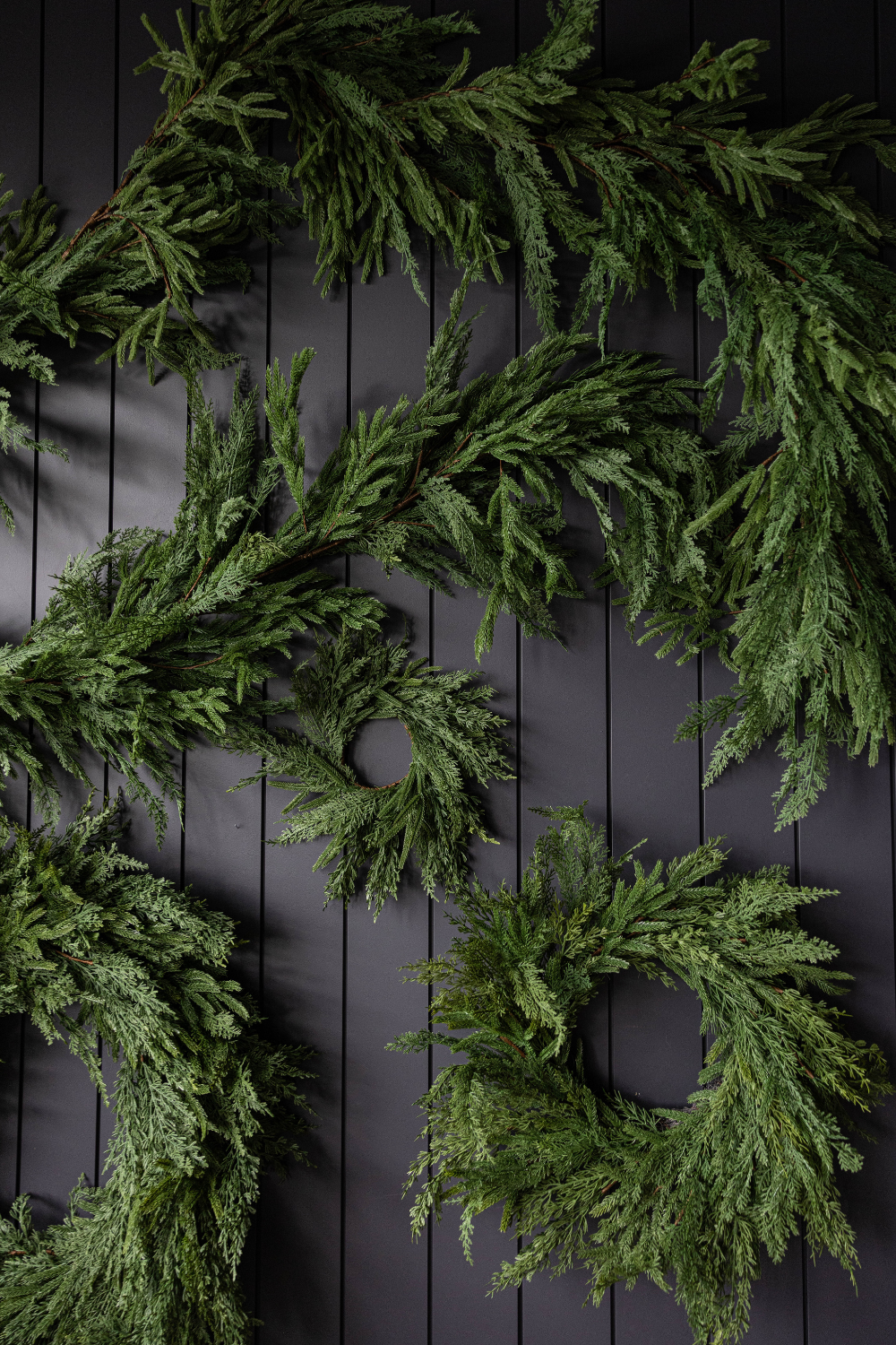 Norfolk & Cypress Mixed Real Touch Wreath - 34