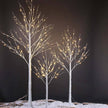 Birch Tree Lights Set of 3 for Christmas Decor, Weddings, and Gif