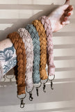Braided Wristlet Keychain - Everyday Accessories, Gifts
