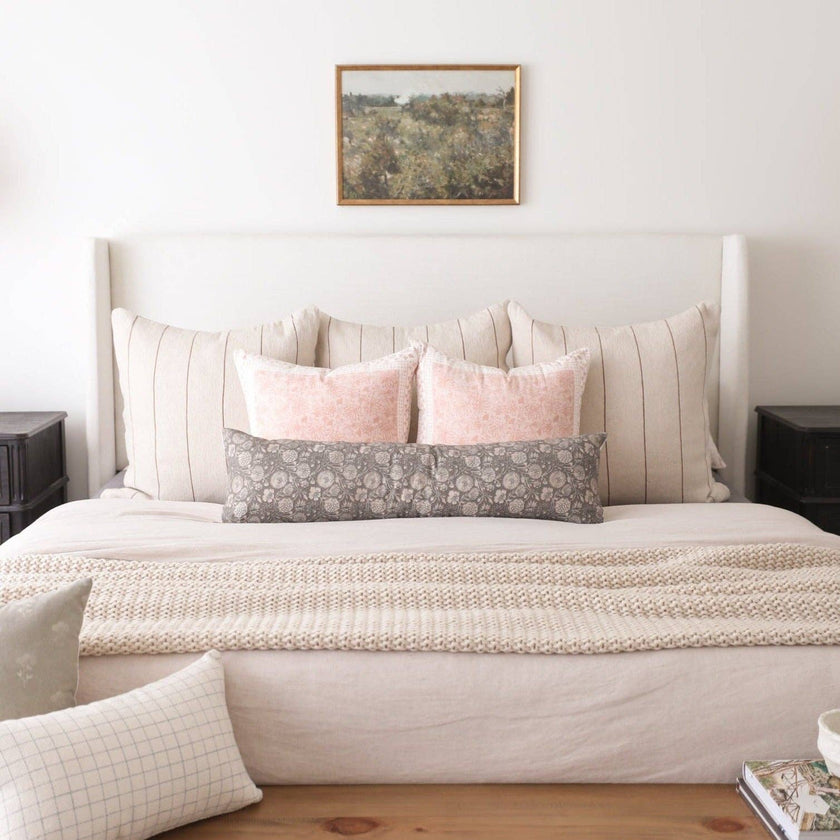 Wren in Spice Stripes Woven Pillow Cover