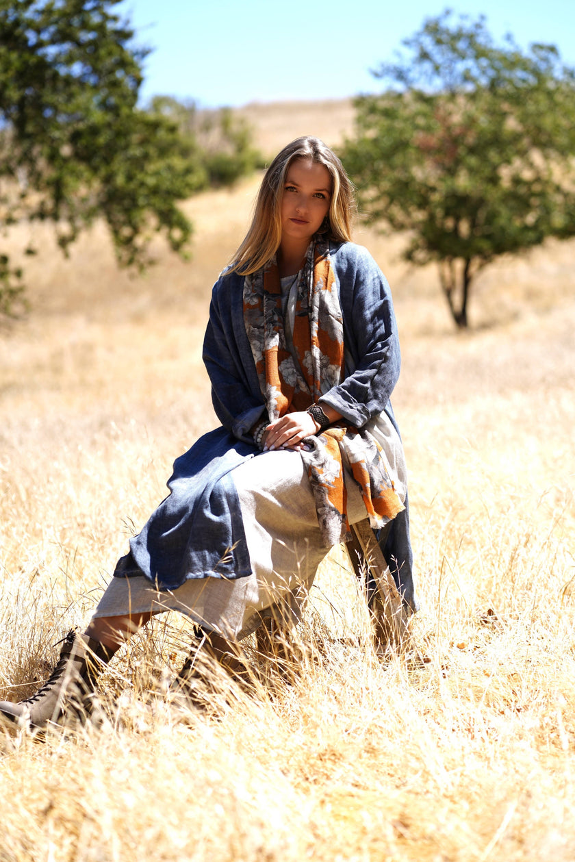 Eisley Duster Coat Navy