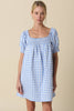Erin Gingham Smocked Babydoll Dress