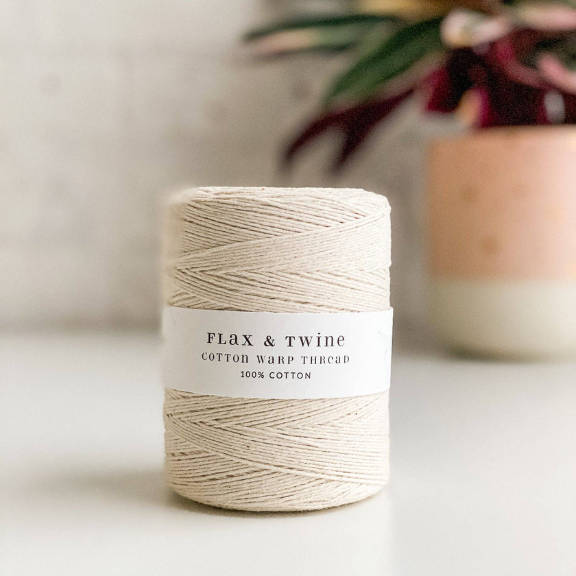 Flax & Twine Ivory Warp Yarn