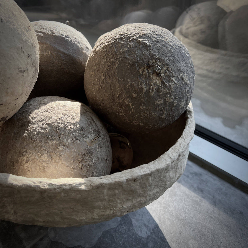 Paper-Mache Ball Ornament Small