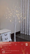 Birch Tree Lights Set of 3 for Christmas Decor, Weddings, and Gif