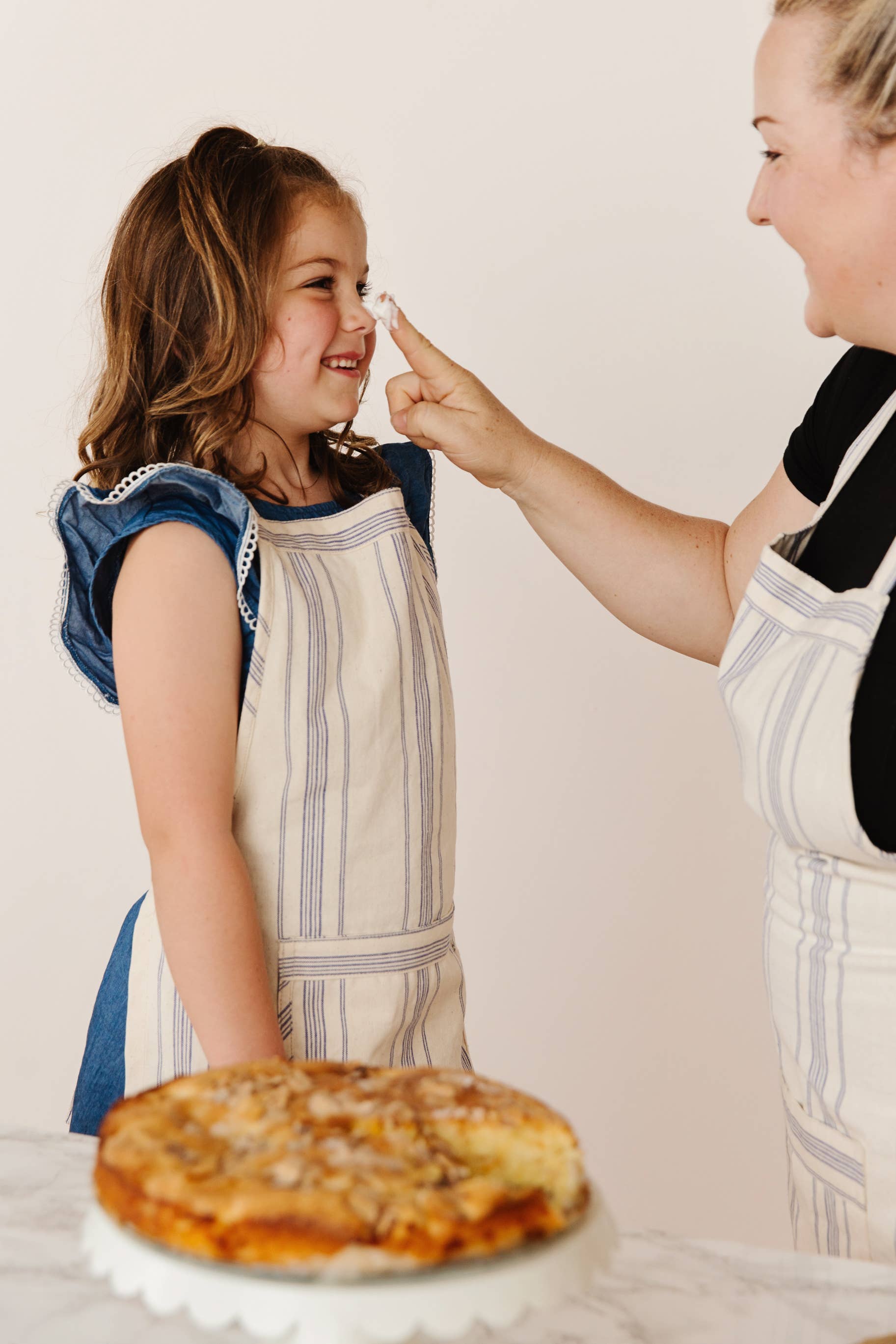 Striped Cotton Apron