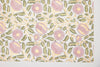 Marigold Glitz Blush - Block Printed Wrapping Paper Sheet