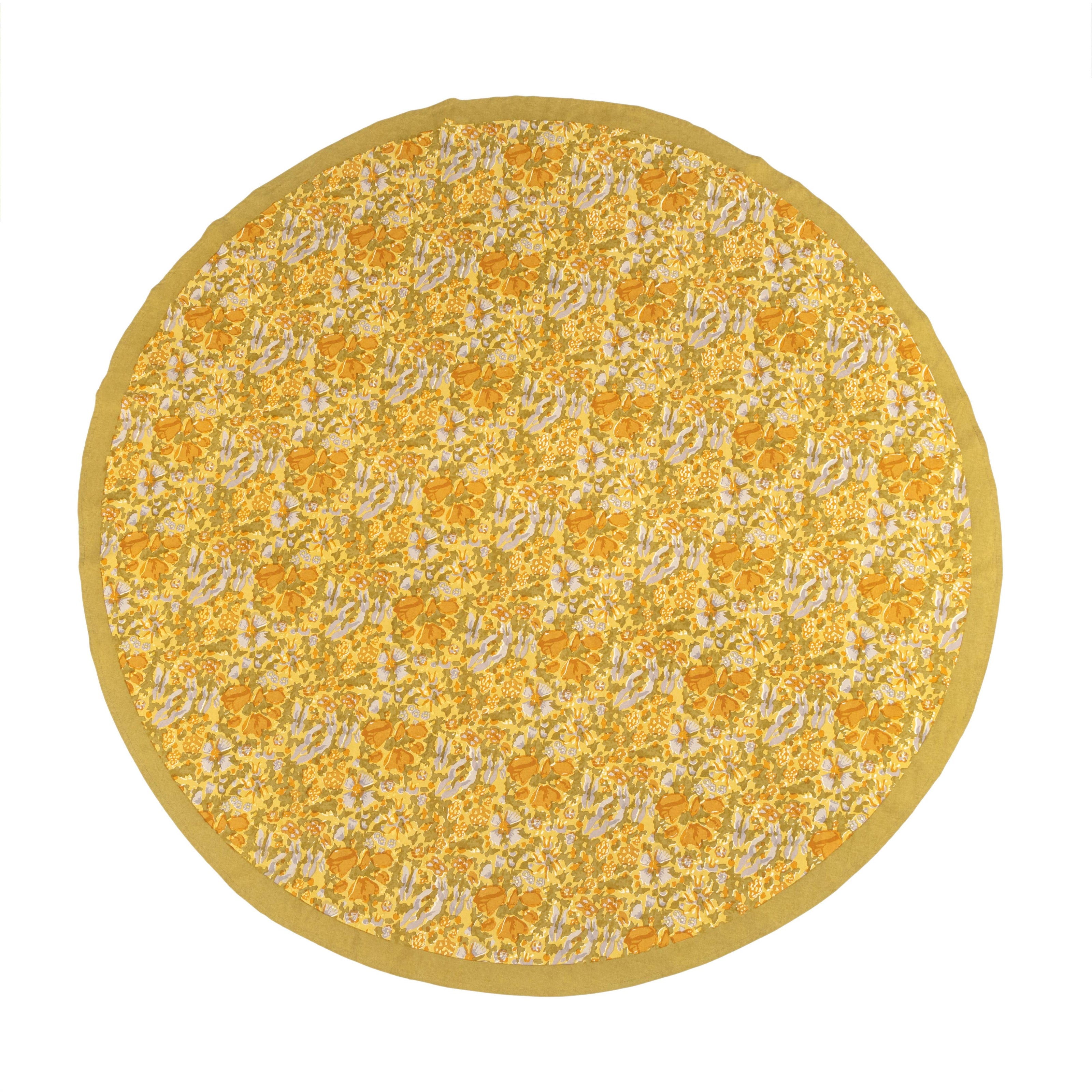 Jardin Mustard & Grey | Tablecloth
