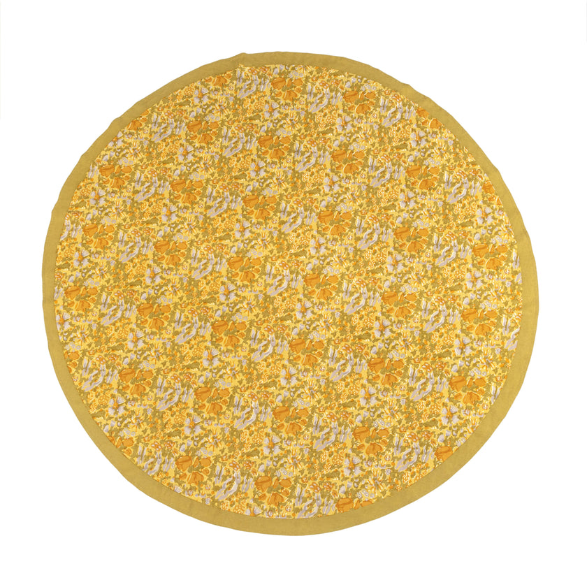 Jardin Mustard & Grey | Tablecloth