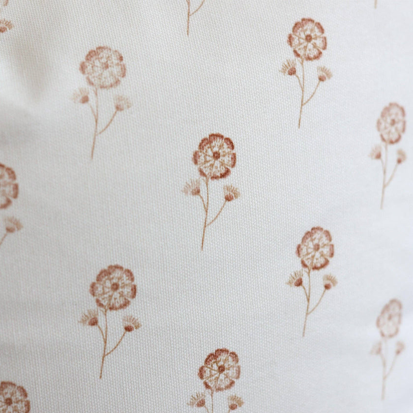 Buttercup Cotton Block Print Pillow Cover