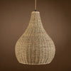 Annika Light Teardrop Wicker Rattan Pendant Light