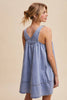 Denim A-Line Overall Dress