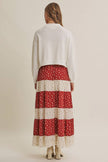 EVERYDAY ESSENTIAL LAYERING WAFFLE CARDIGAN IN BALLON SLVS