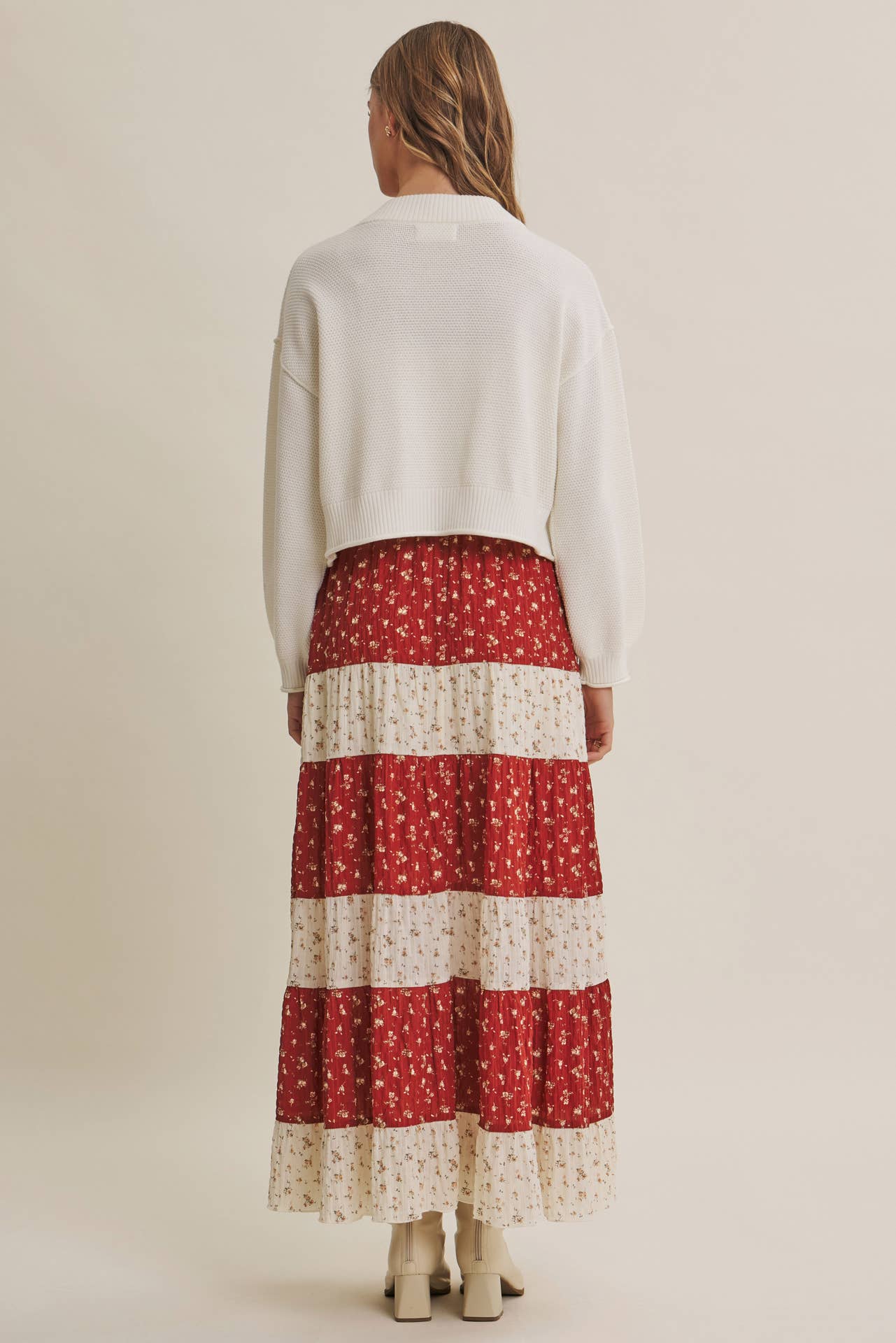 EVERYDAY ESSENTIAL LAYERING WAFFLE CARDIGAN IN BALLON SLVS