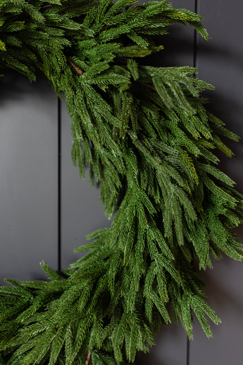 Norfolk Full Real Touch Wreath - 34