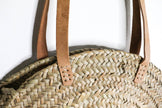 Woven Round Beach Tote