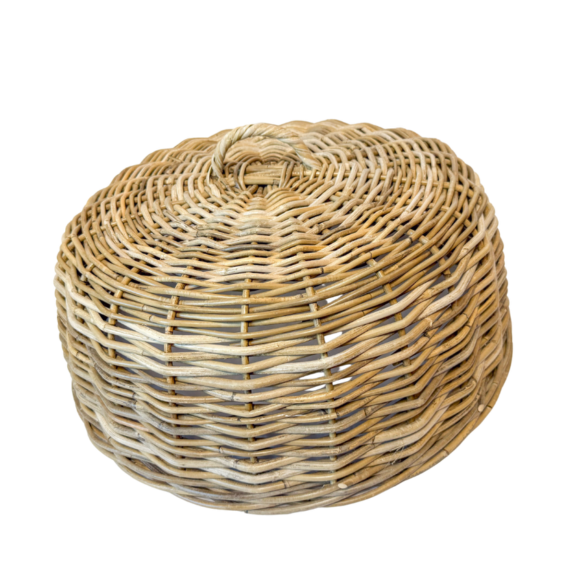 Rattan Cloche Food Cover