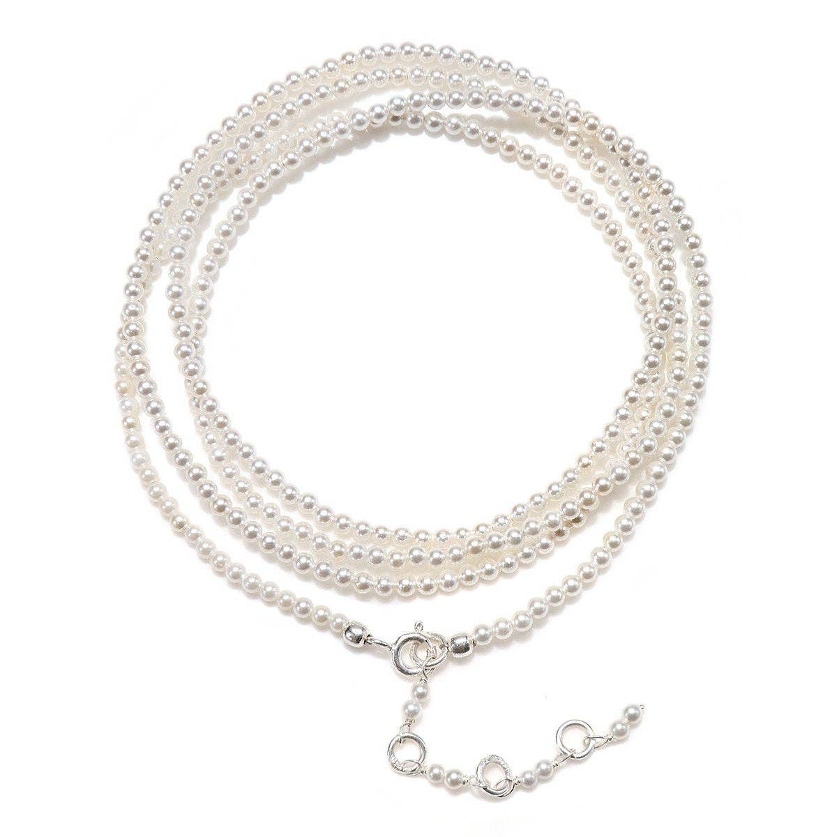 Gemstone Wrap Bracelet-Freshwater Pearl