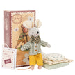 Levlovs Mouse Noah in Stamp Holder Box with Bedding