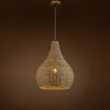 Annika Light Teardrop Wicker Rattan Pendant Light
