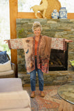 The Storyteller Bamboo Bohemian Kimono Cardigan with Belt