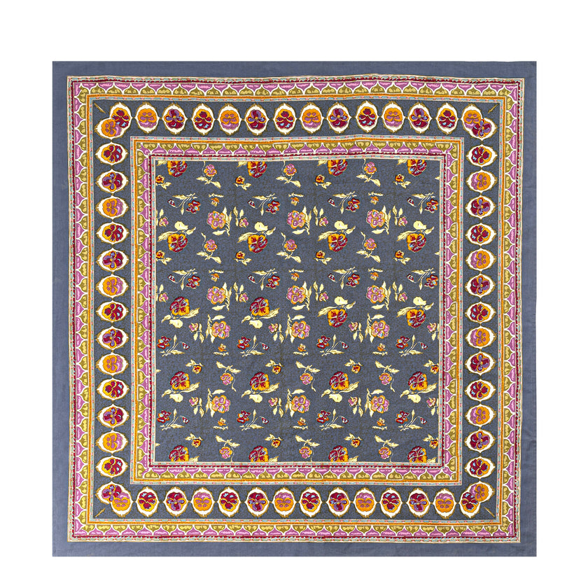 Pansy Red & Grey | French Tablecloths