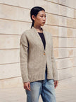 CARDIGAN - Artisan Undyed Wool Spain