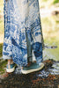 Let The Light In Printed Long Duster Bamboo Kimono Robe