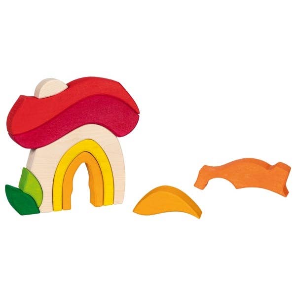 Mushroom house - Building set - goki Evolution