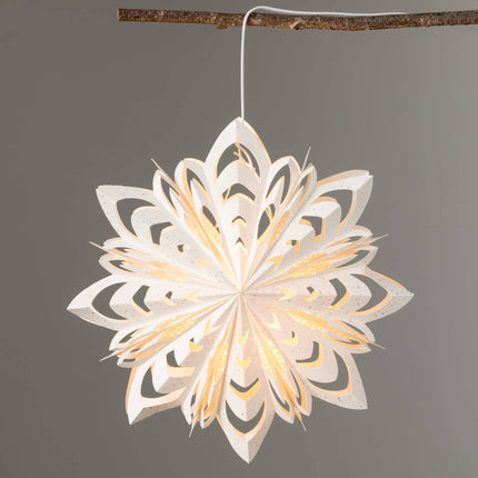 LARGE HANGING PAPER SNOWFLAKE