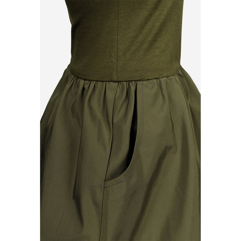 Sleeveless Bubble Skirt Mini Dress