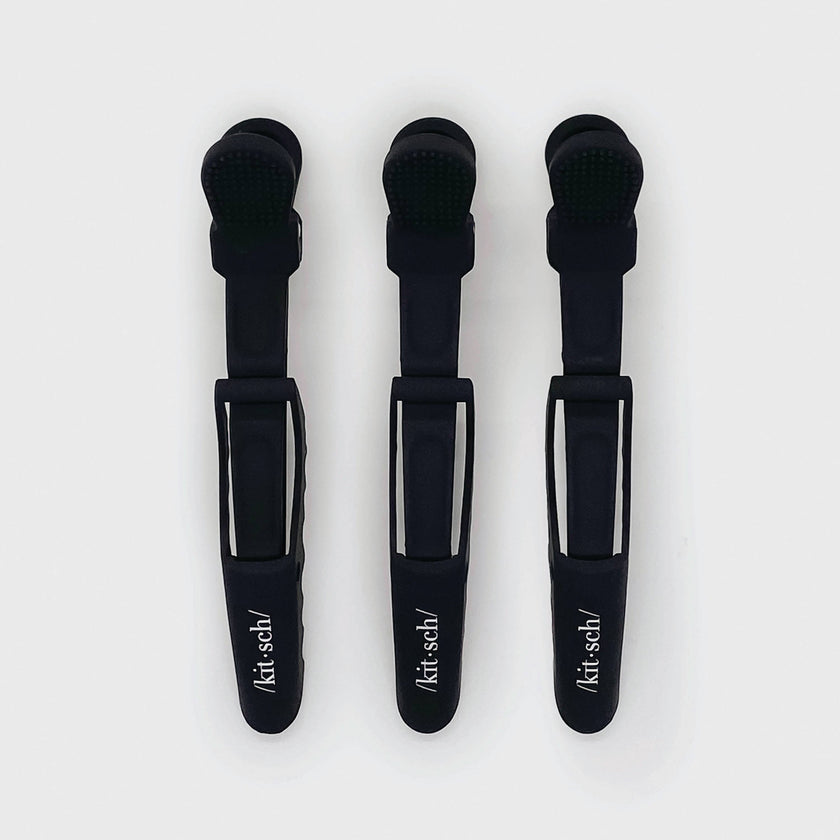 No Slip Crocodile Clip 3pc - Black