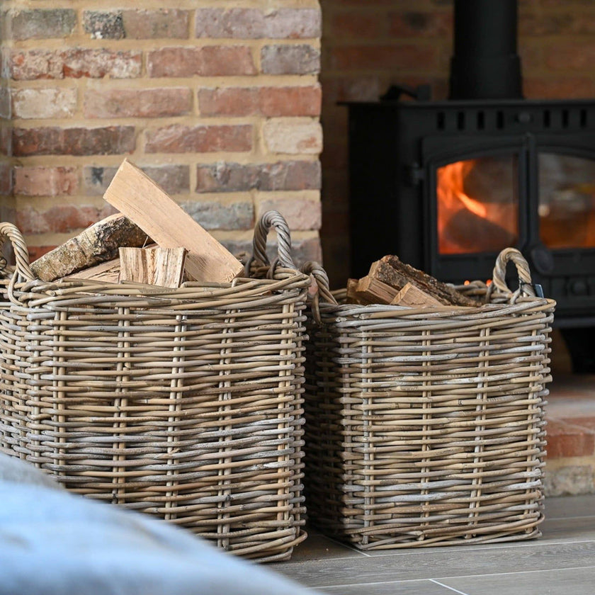 Rattan Square Kubu Grey