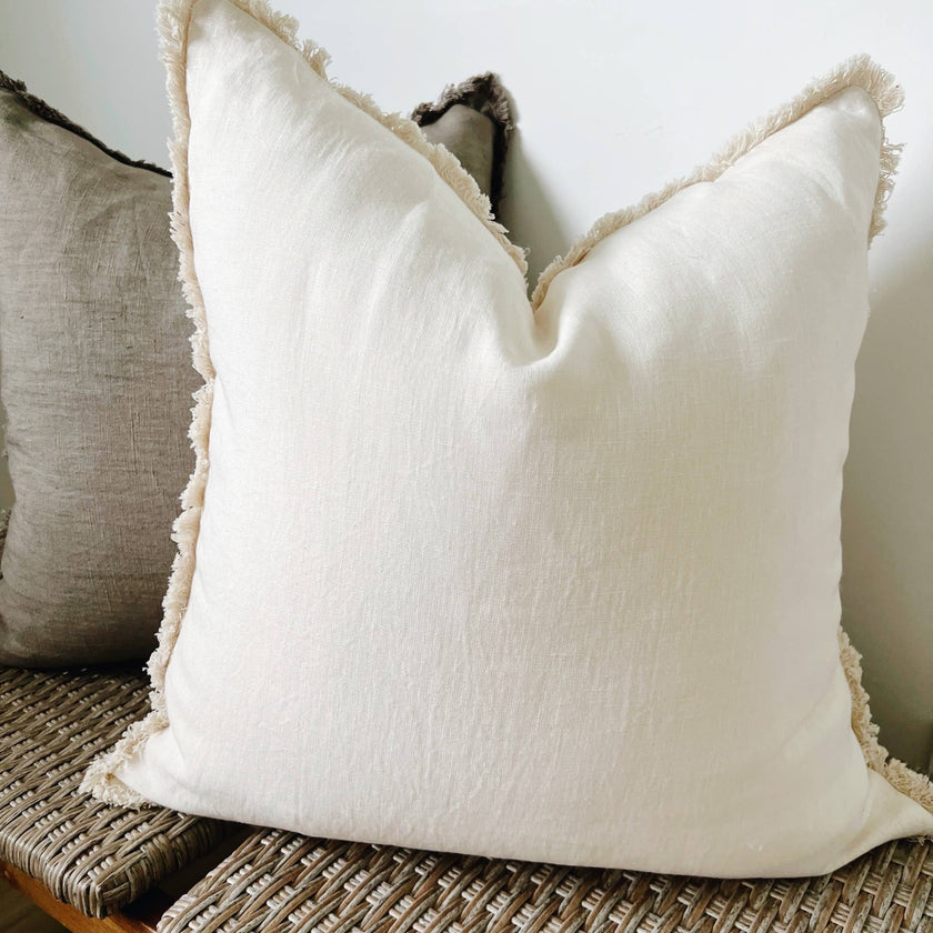 Neutral Linen Pillow Covers